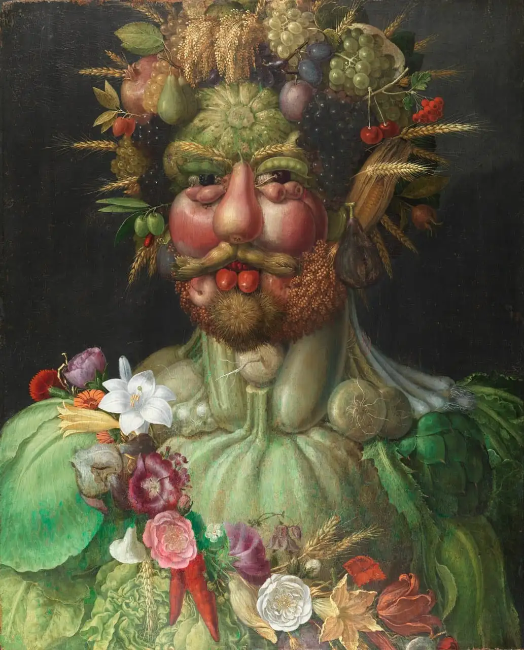 Vertumnus (Portrait of Rudolf II) by Giuseppe Arcimboldo