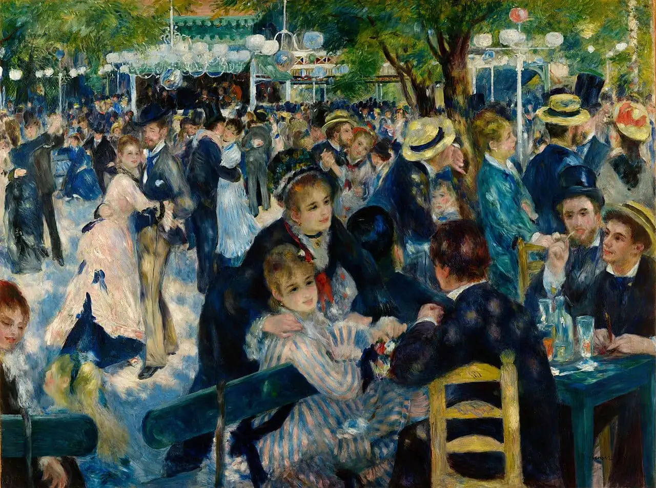 Bal du moulin de la Galette by Pierre-Auguste Renoir