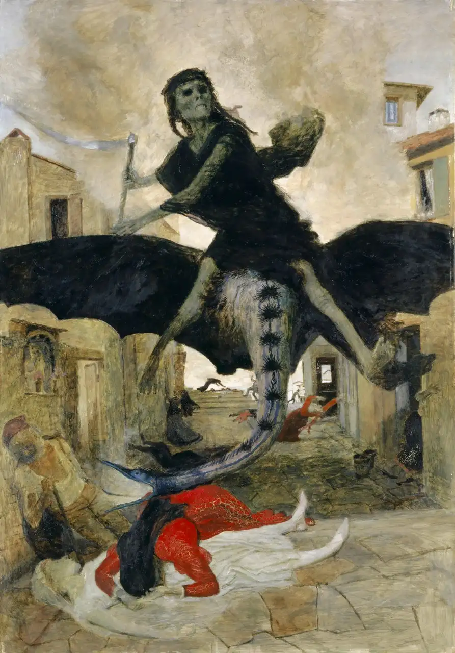 The Plague by Arnold Böcklin