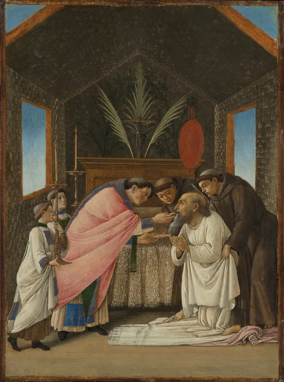 The Last Communion of Saint Jerome by Sandro Botticelli