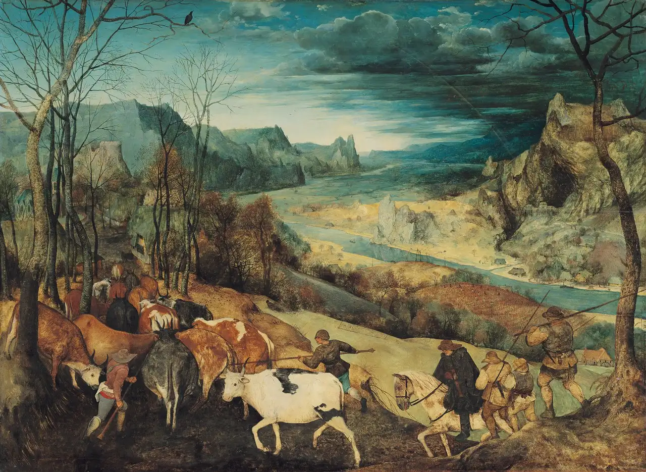 The Return of the Herd by Pieter Bruegel the Elder