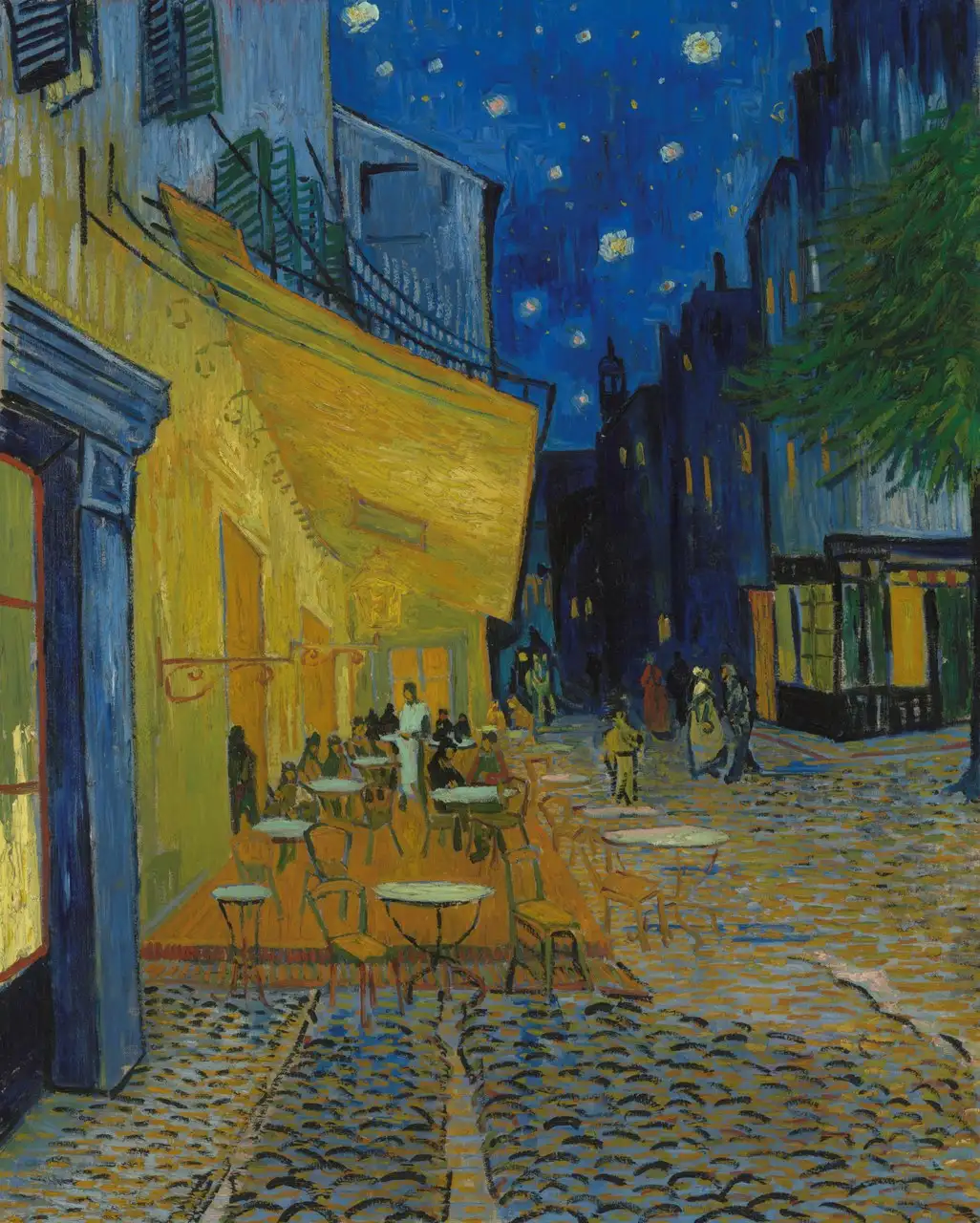 Café Terrace at Night by Vincent van Gogh