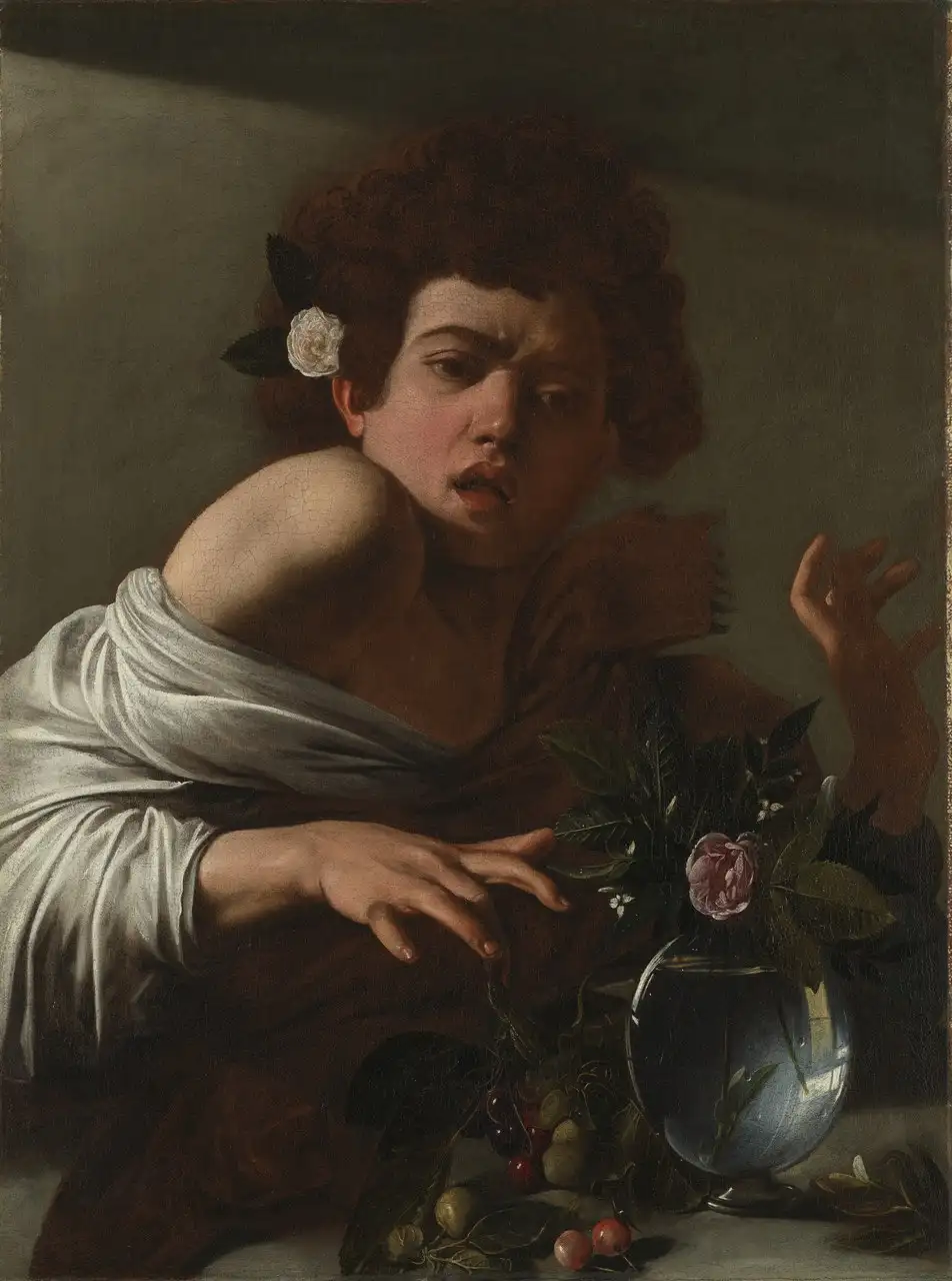 Boy Bitten by a Lizard by Caravaggio