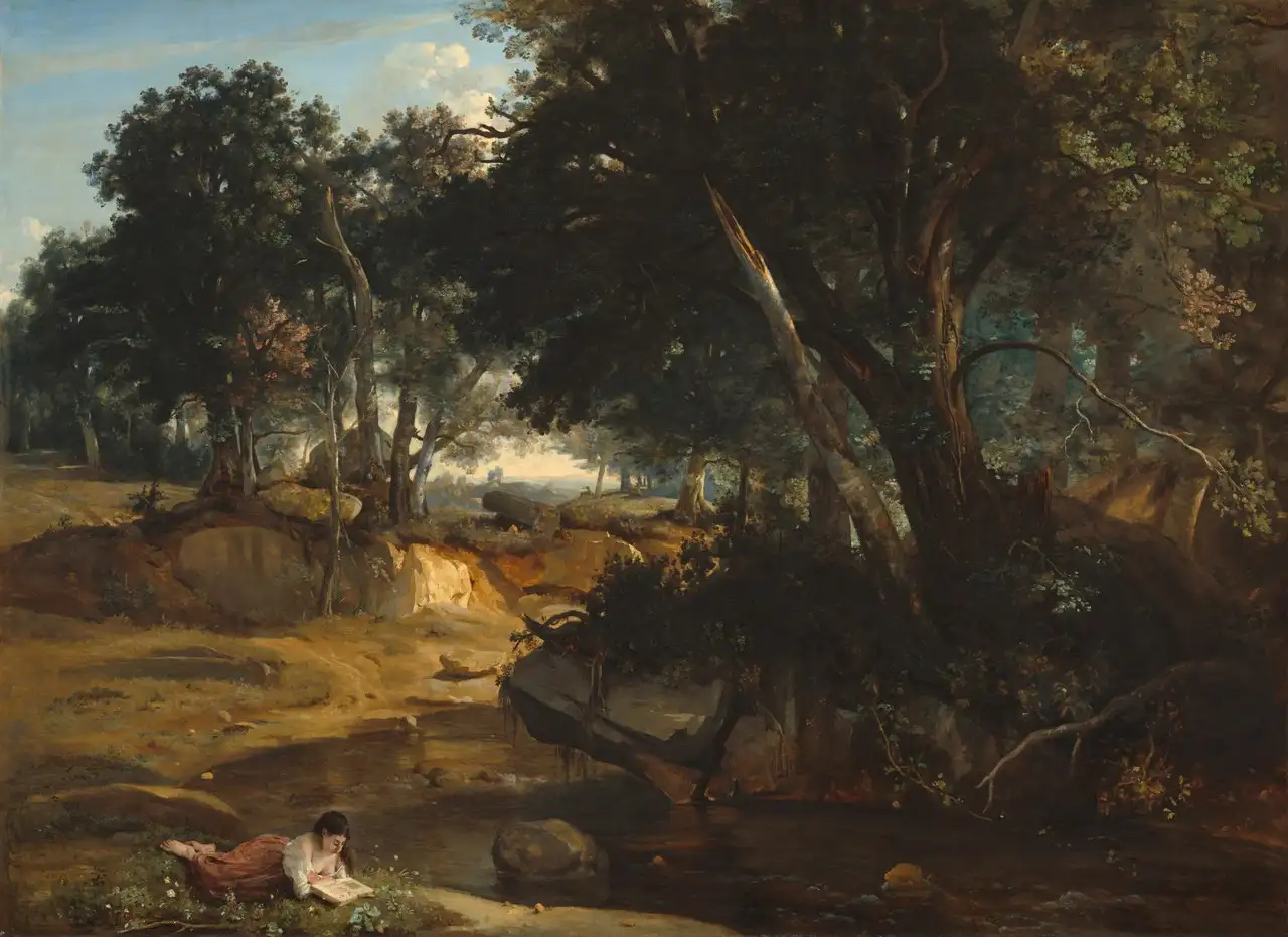 Forest of Fontainebleau by Camille Corot