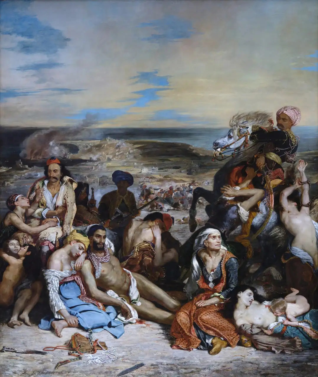 The Massacre at Chios by Eugène Delacroix