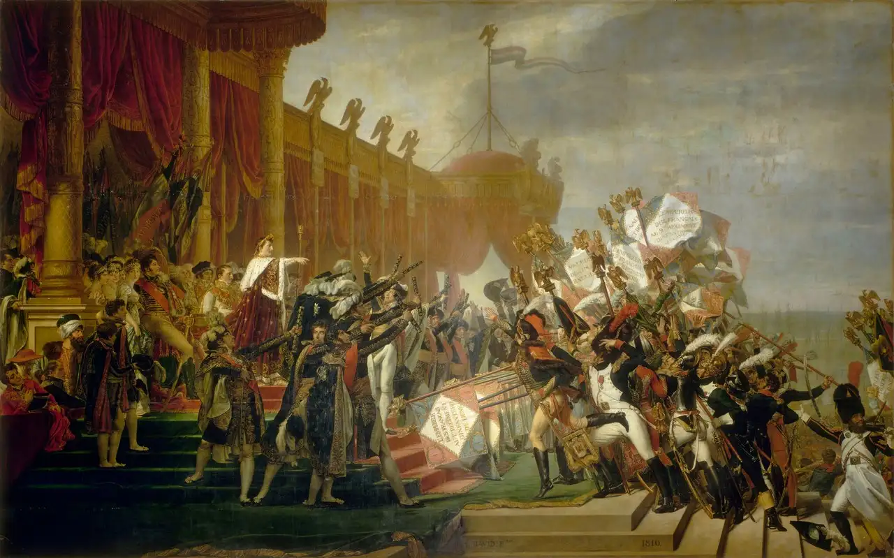 The Distribution of the Eagle Standards by Jacques-Louis David