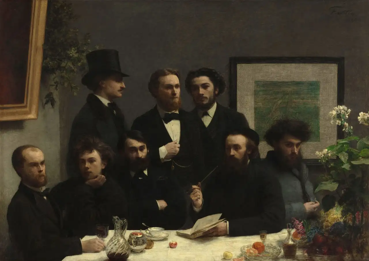 The Corner of the Table by Henri Fantin-Latour