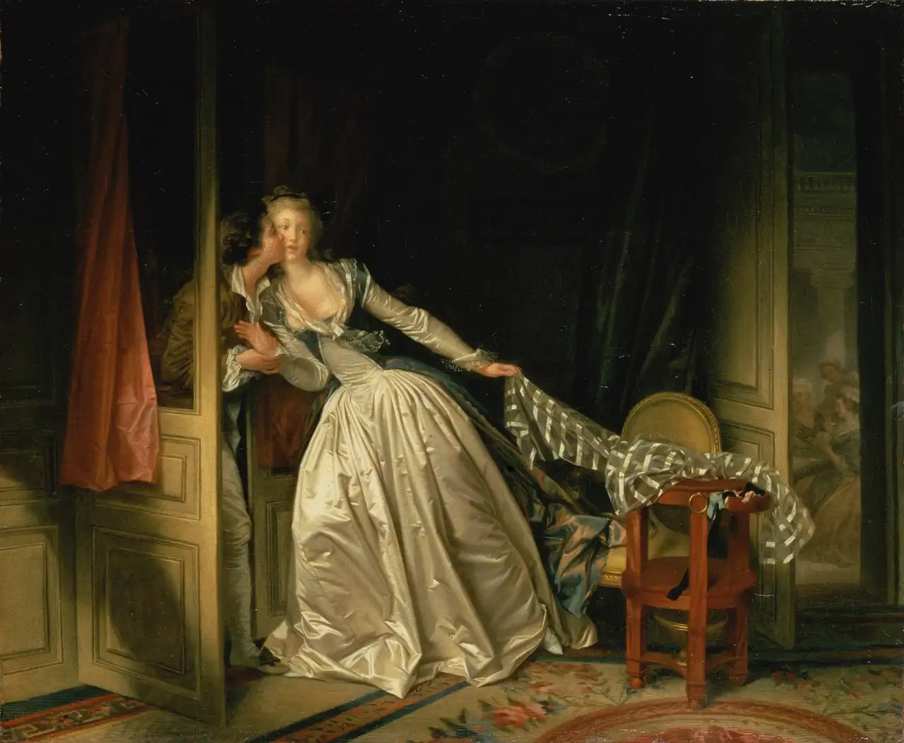 The Stolen Kiss by Jean-Honoré Fragonard