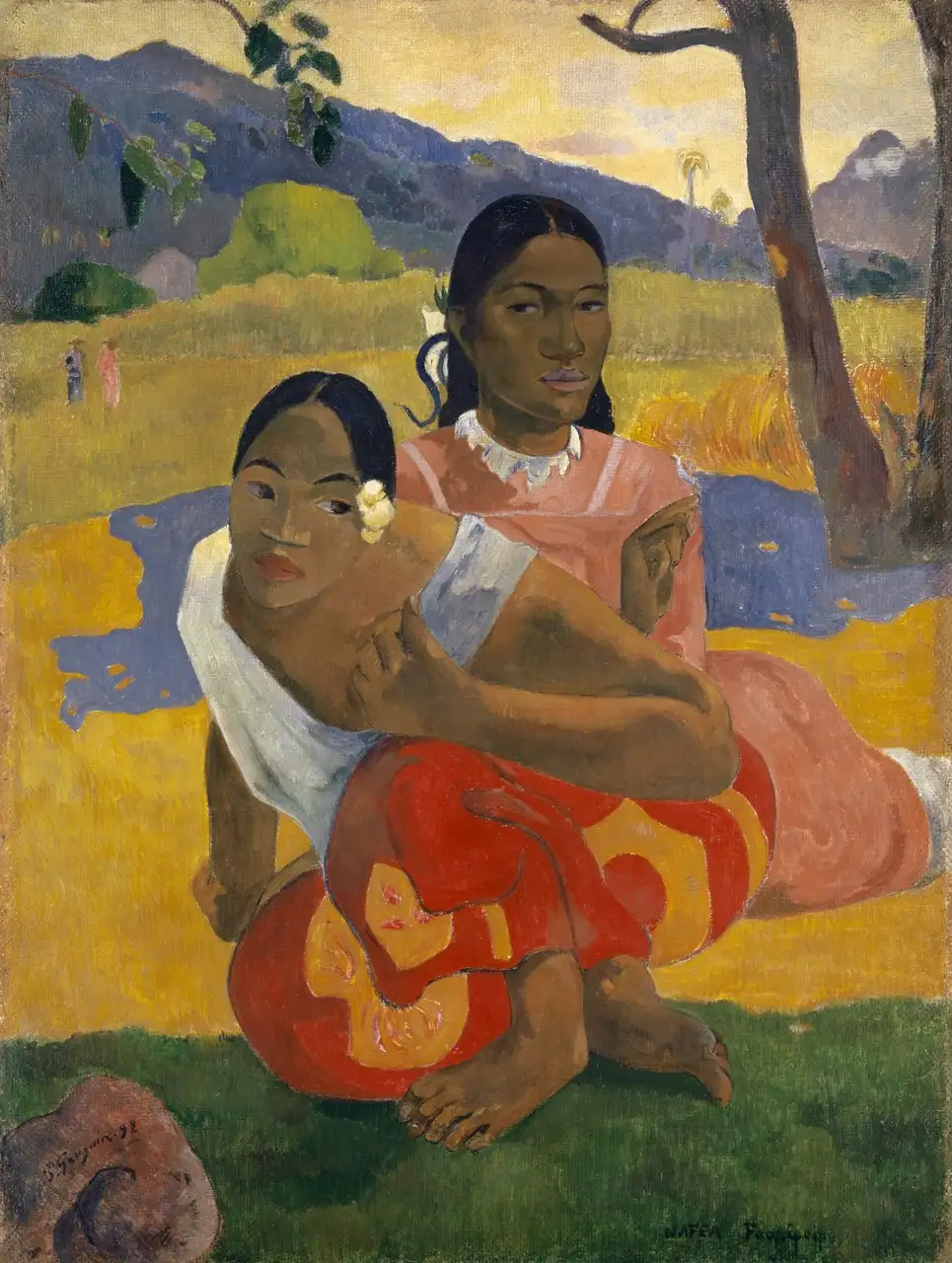 When Will You Marry? (Nafea Faa Ipoipo) by Paul Gauguin