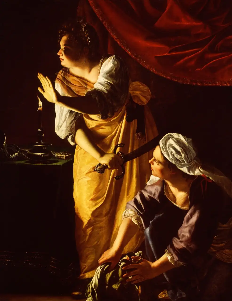Judith and Her Maidservant (Detroit) by Artemisia Gentileschi