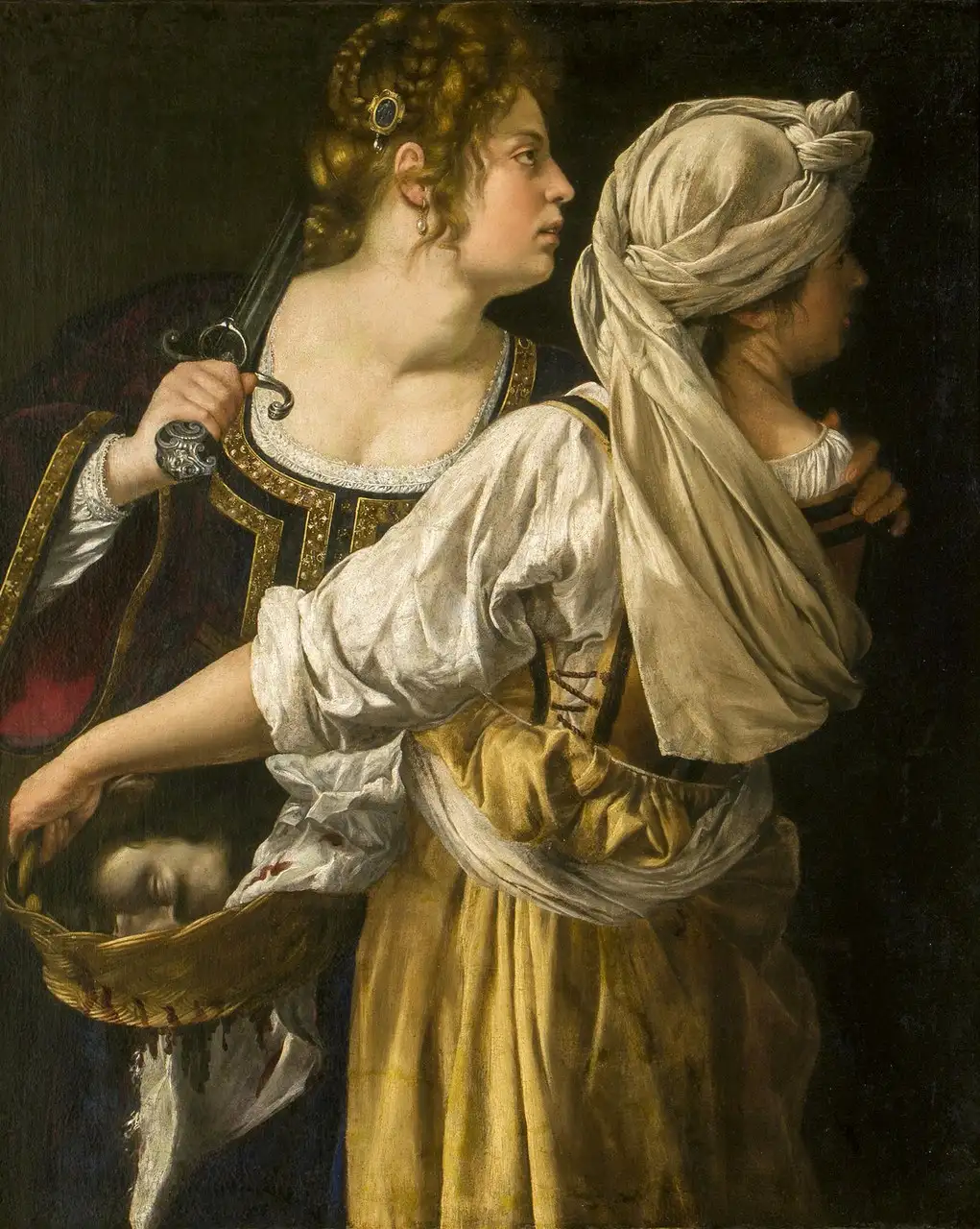 Judith and Her Maidservant (Palazzo Pitti) by Artemisia Gentileschi