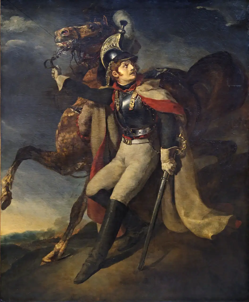 The Wounded Cuirassier by Théodore Géricault