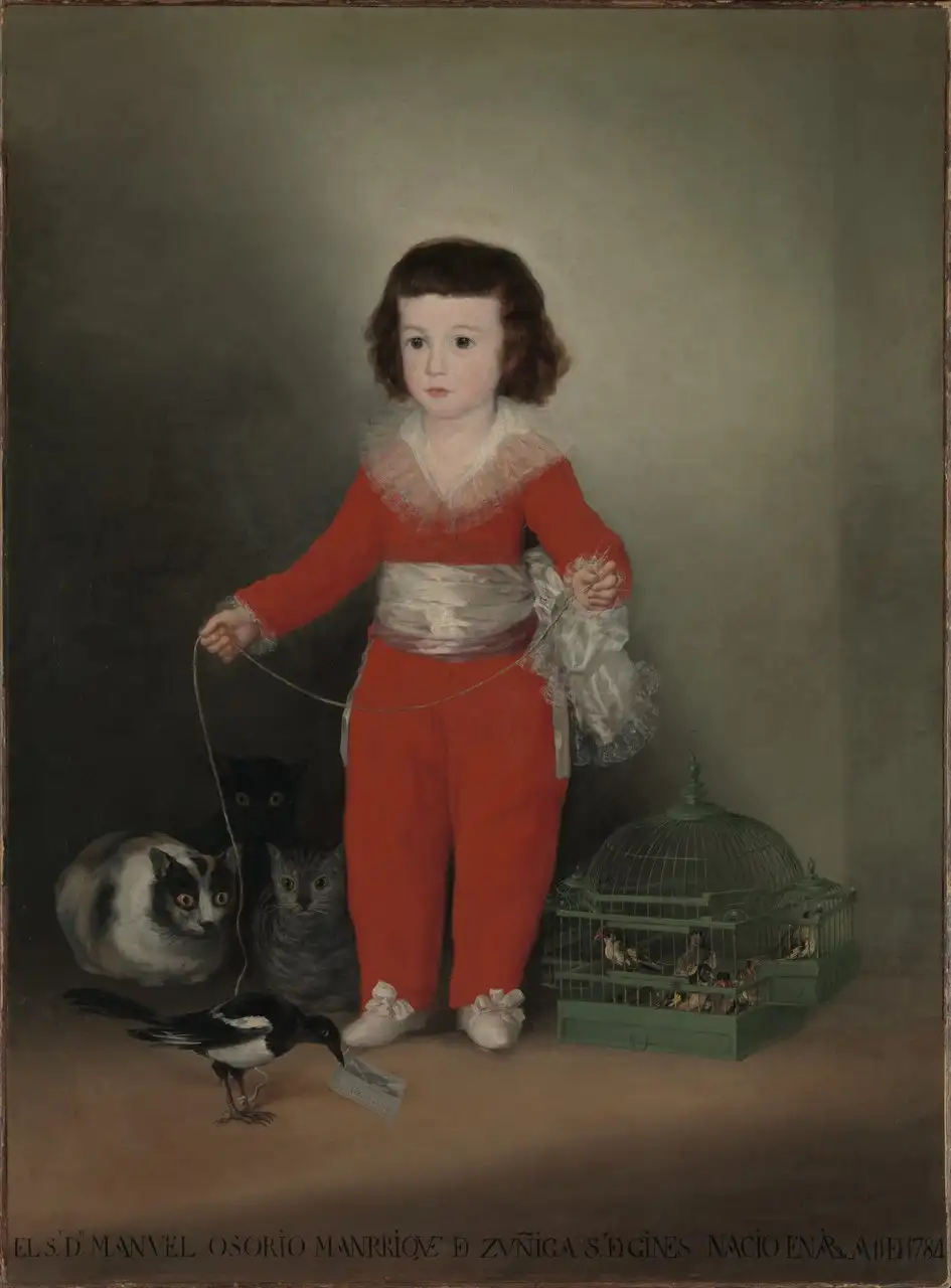 Manuel Osorio Manrique de Zúñiga (The Red Boy) by Francisco Goya