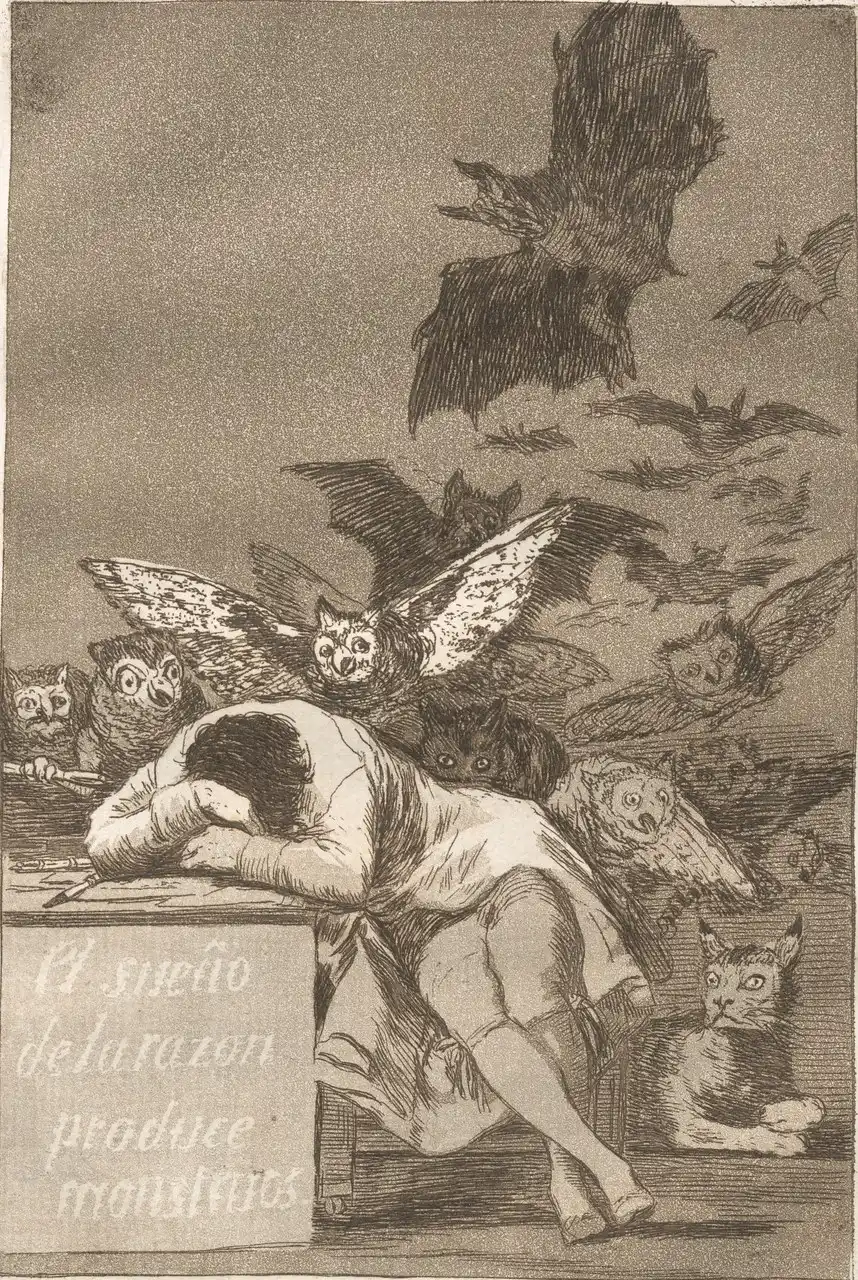 The Sleep of Reason Produces Monsters by Francisco Goya
