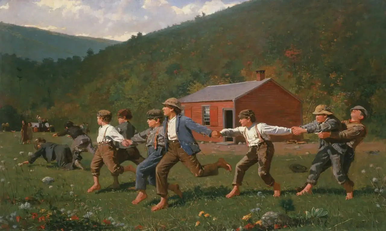 Snap the Whip by Winslow Homer