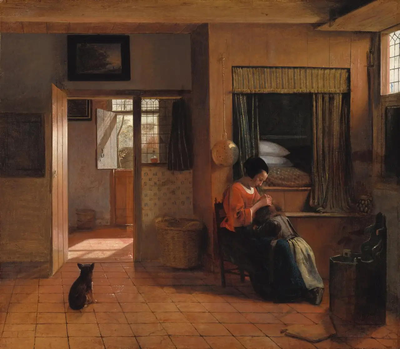A Mother's Duty by Pieter de Hooch