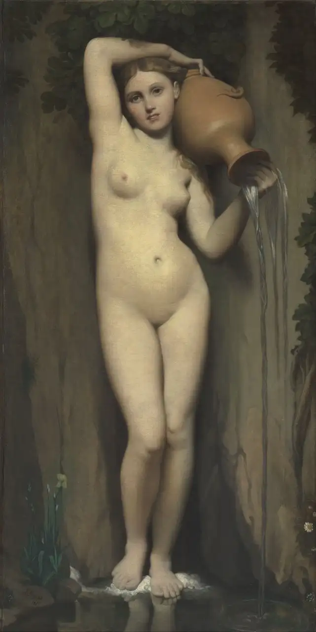 The Source by Jean-Auguste-Dominique Ingres