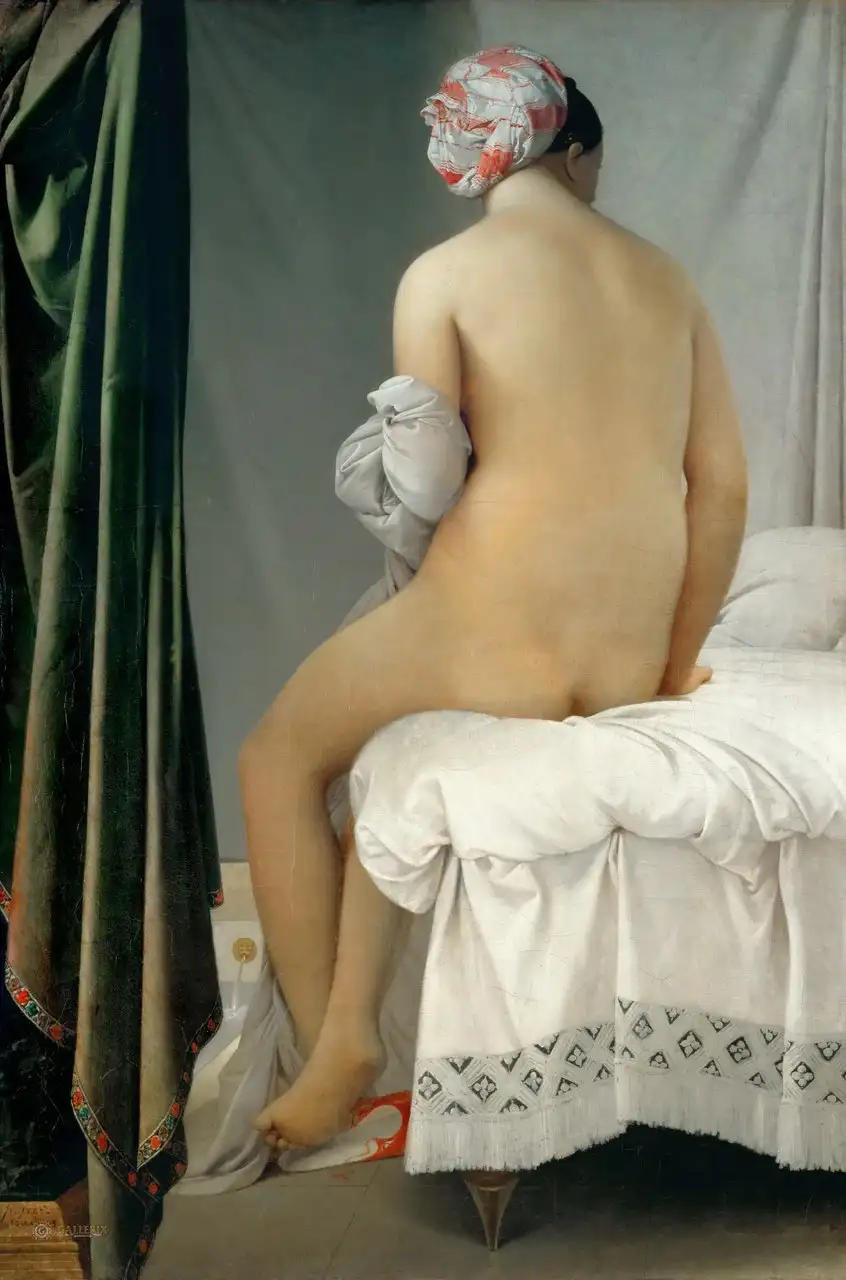 The Valpinçon Bather by Jean-Auguste-Dominique Ingres