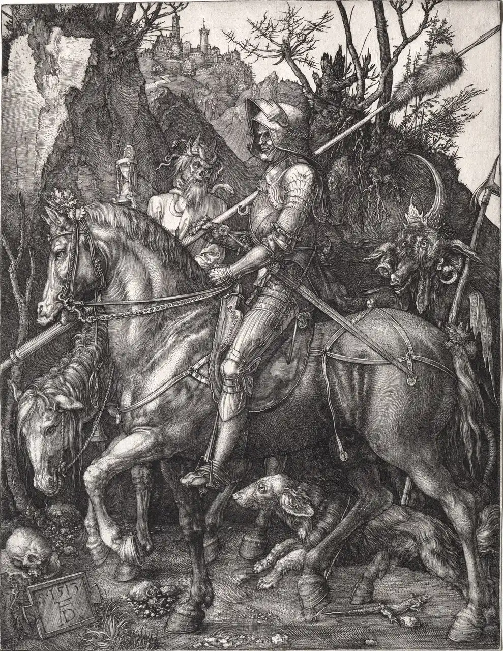 Knight, Death and the Devil by Albrecht Dürer