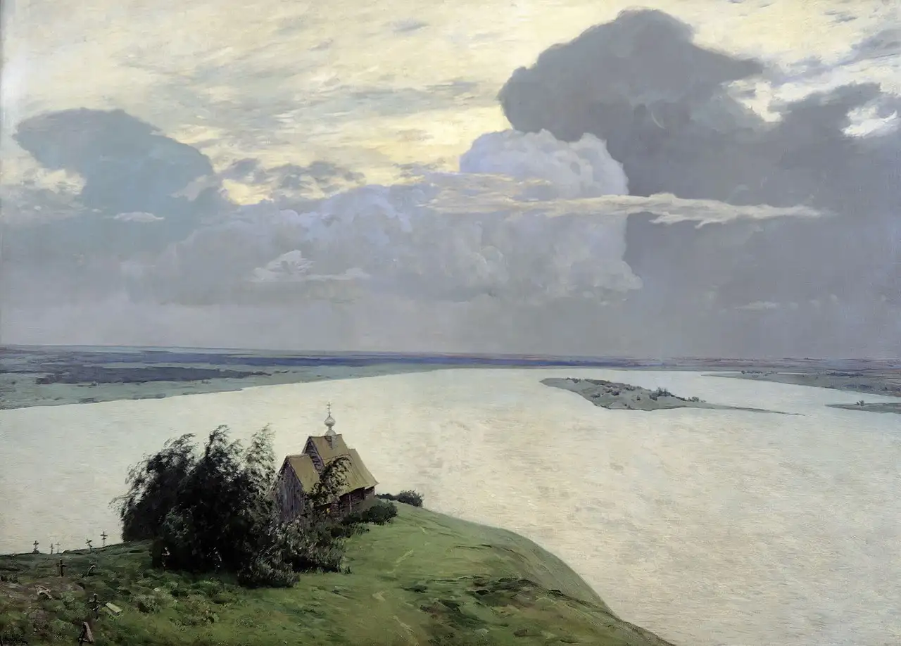 Over Eternal Peace by Isaac Levitan