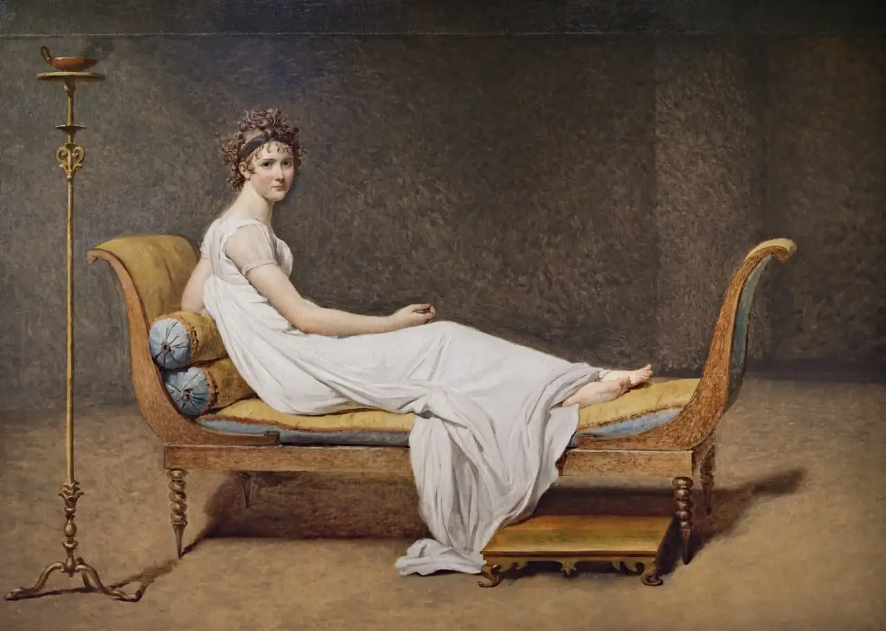 Portrait of Madame Récamier by Jacques-Louis David