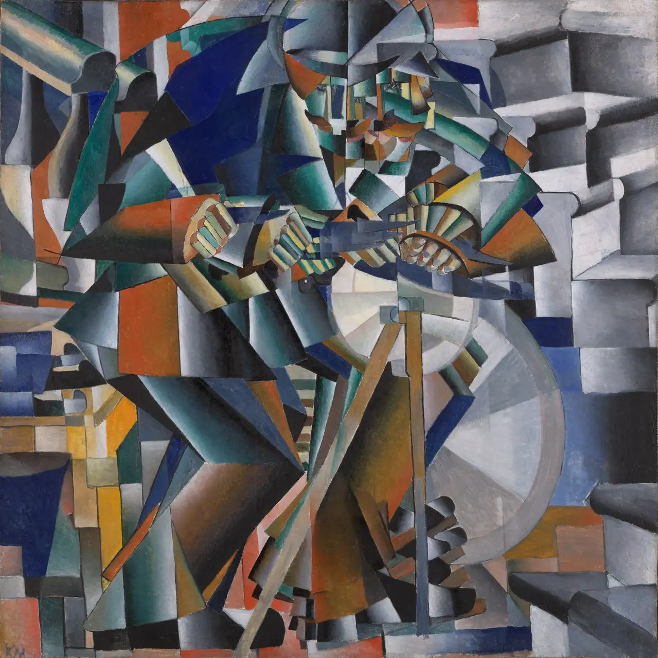 The Knifegrinder (Principle of Glittering) by Kazimir Malevich