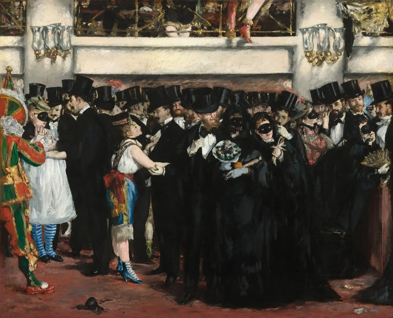 Masked Ball at the Opera by Édouard Manet