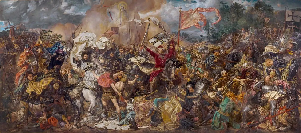 Battle of Grunwald by Jan Matejko
