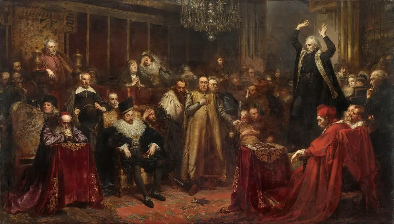 Skarga's Sermon by Jan Matejko
