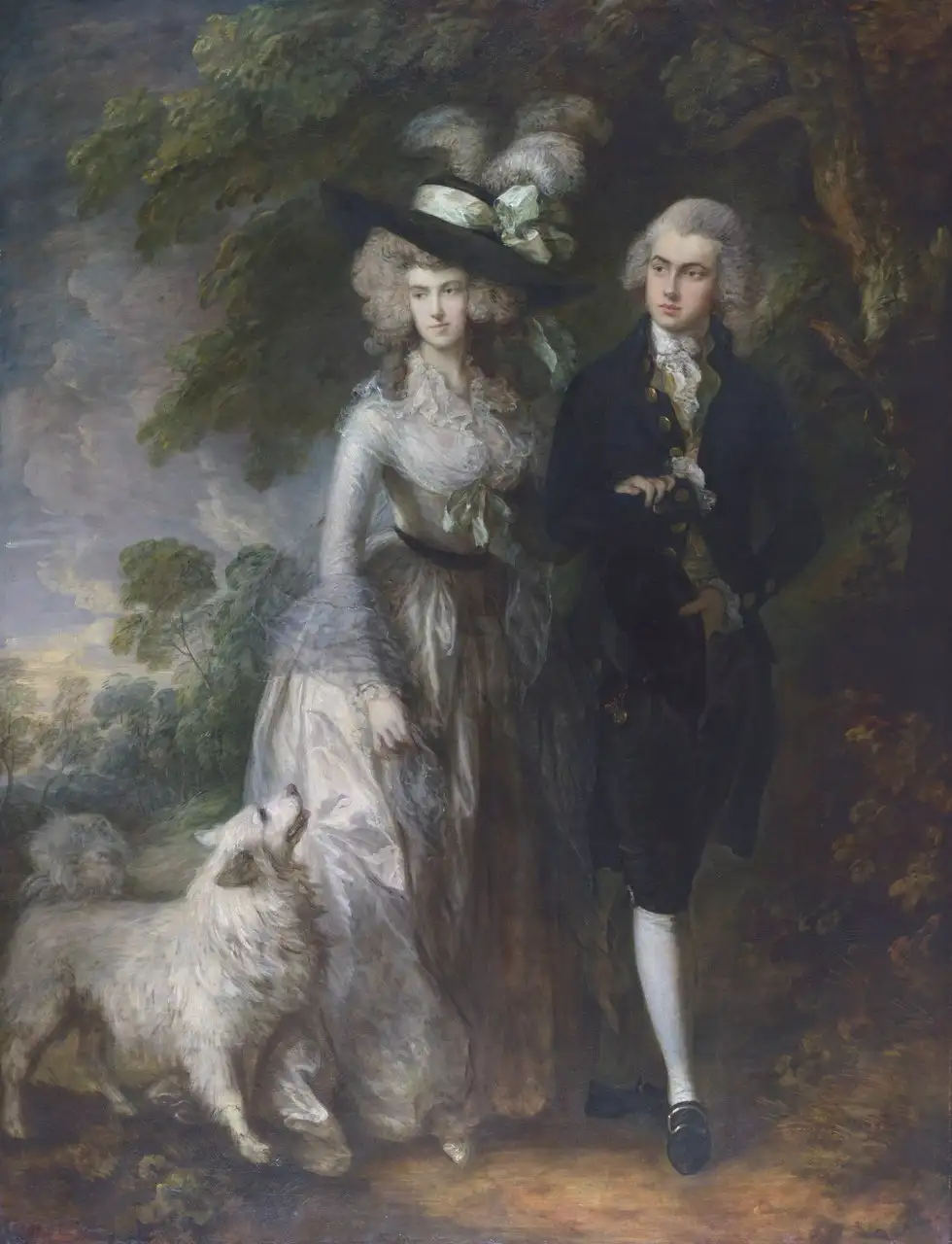 Mr and Mrs William Hallett (The Morning Walk) by Thomas Gainsborough