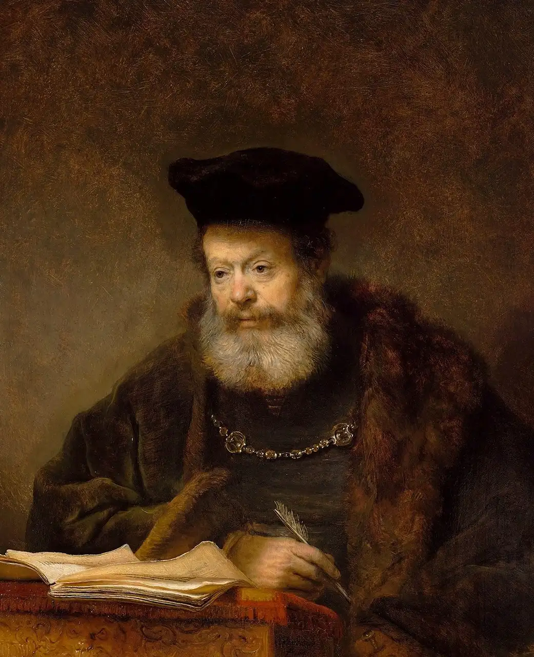 The Scholar at the Lectern by Rembrandt