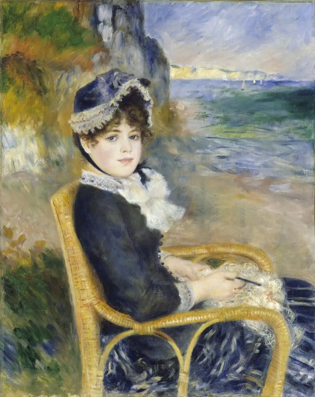 By the Seashore by Pierre-Auguste Renoir