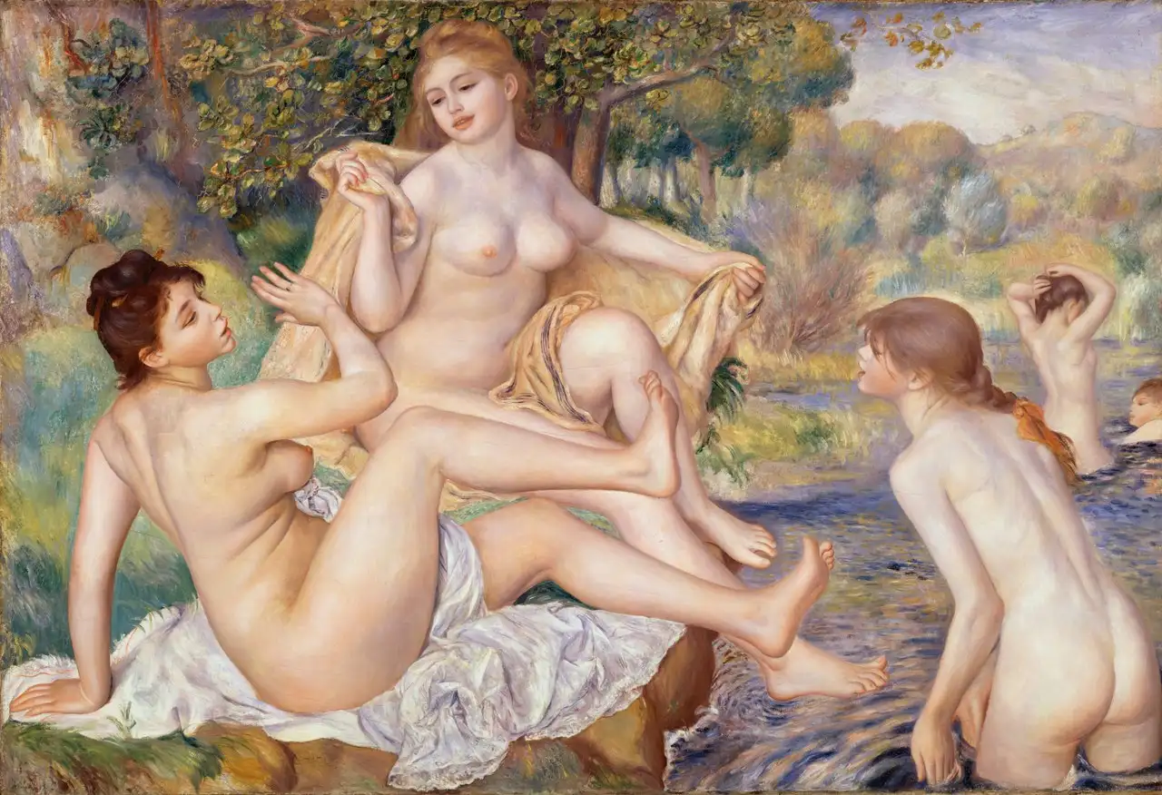 The Large Bathers (Les Grandes Baigneuses) by Pierre-Auguste Renoir