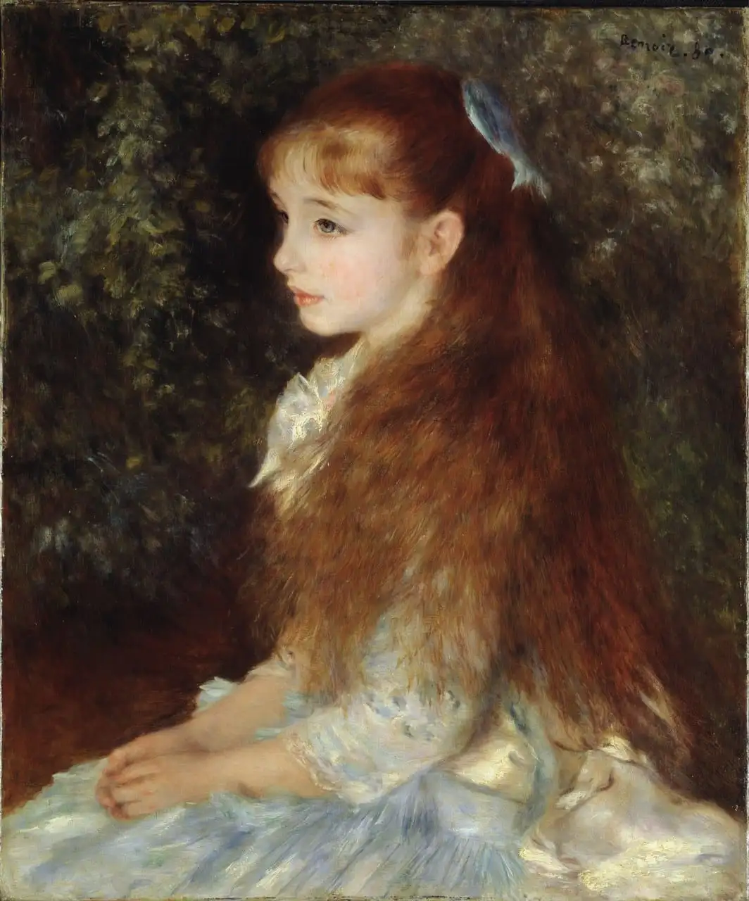 Portrait of Irène Cahen d'Anvers by Pierre-Auguste Renoir