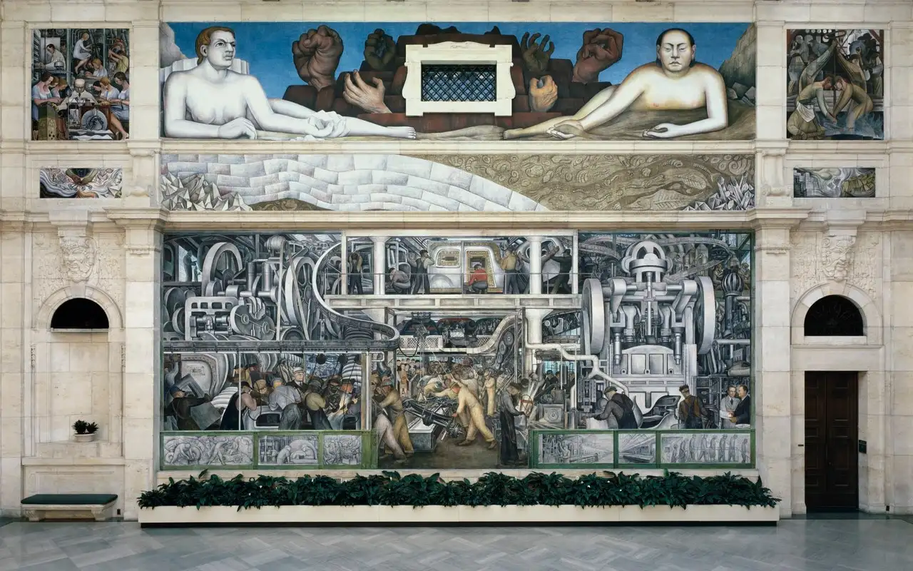 Detroit Industry Murals (South Wall) by Diego Rivera