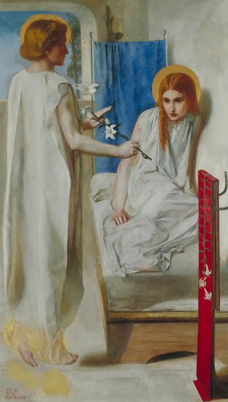 Ecce Ancilla Domini! (The Annunciation) by Dante Gabriel Rossetti