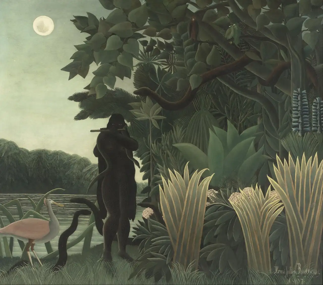 The Snake Charmer (La Charmeuse de serpents) by Henri Rousseau