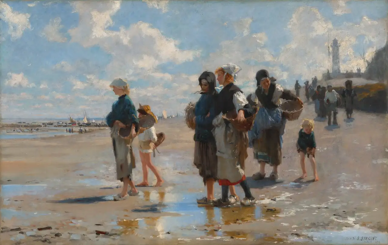 Setting Out to Fish by John Singer Sargent