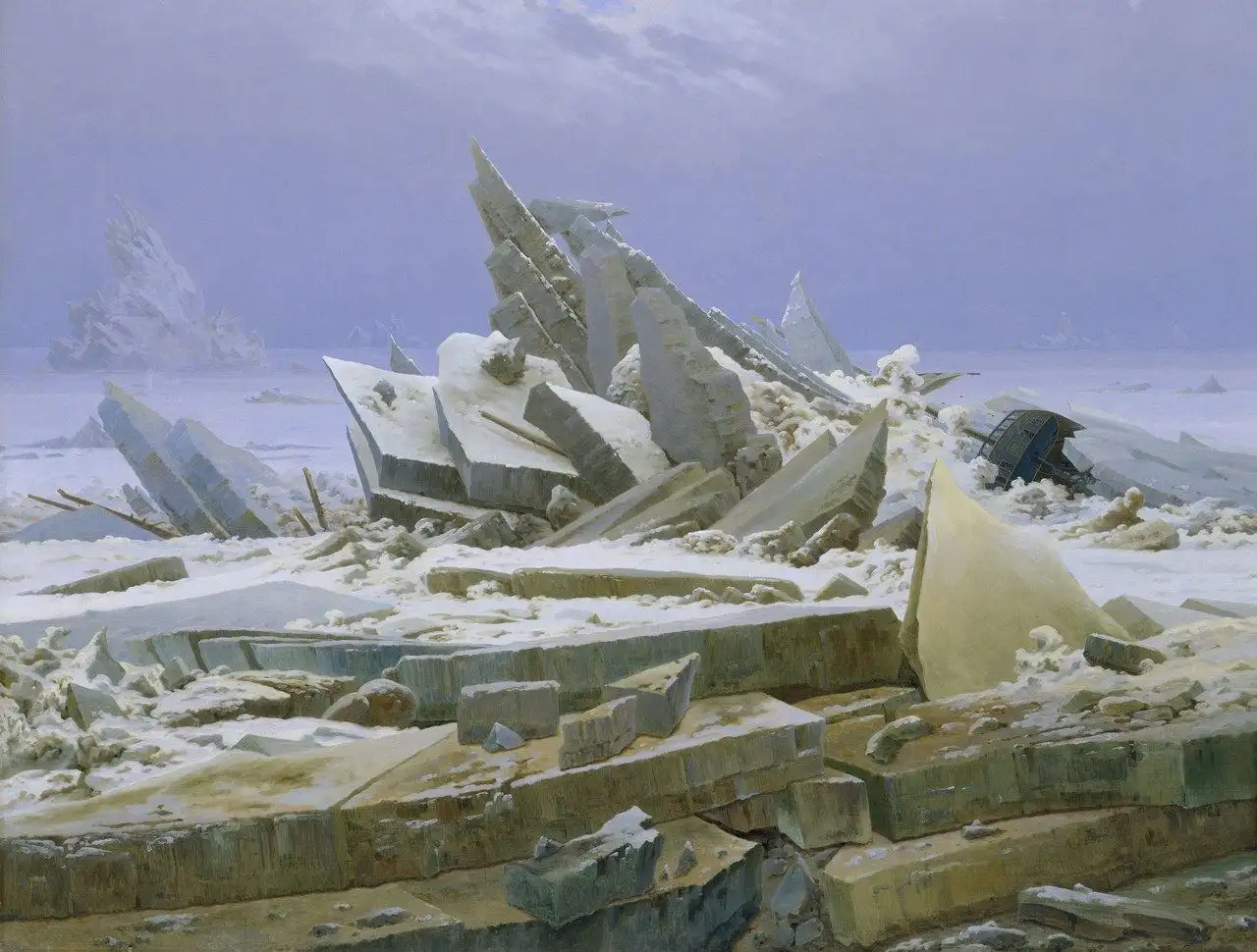 The Sea of Ice by Caspar David Friedrich