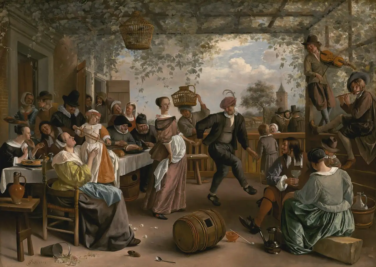 The Dancing Couple by Jan Steen