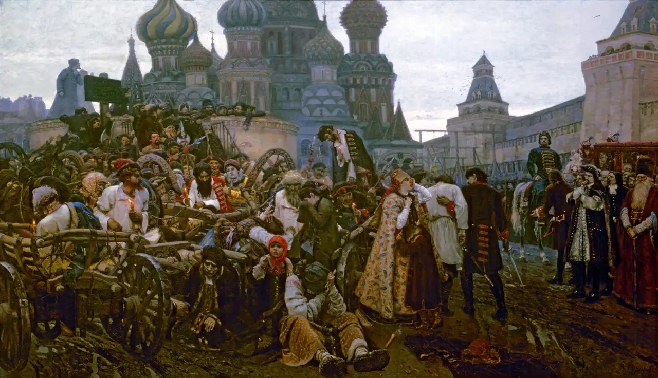 The Morning of the Streltsy Execution by Vasily Surikov