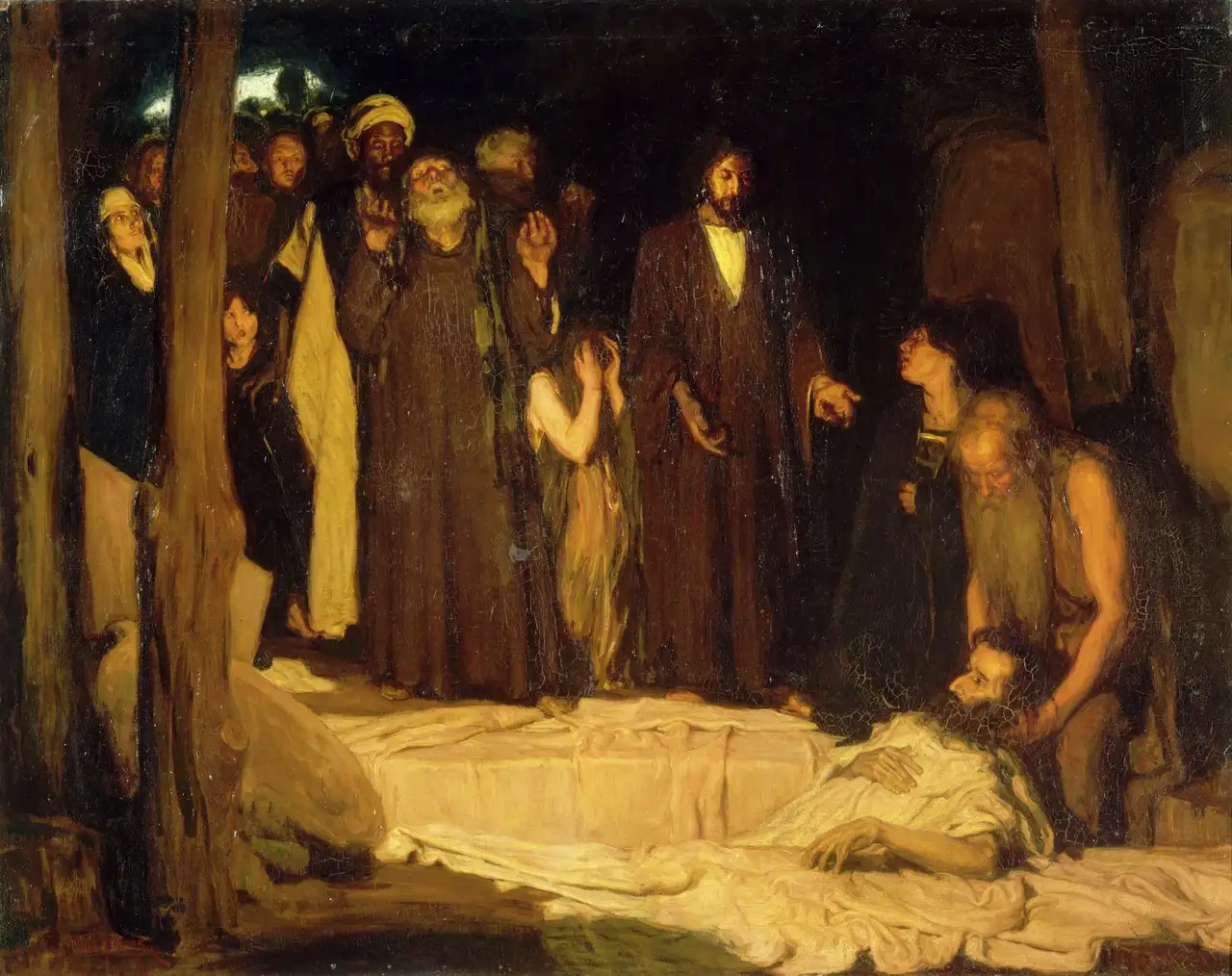 The Resurrection of Lazarus by Henry Ossawa Tanner