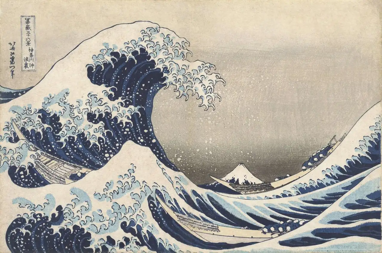 The Great Wave off Kanagawa by Katsushika Hokusai