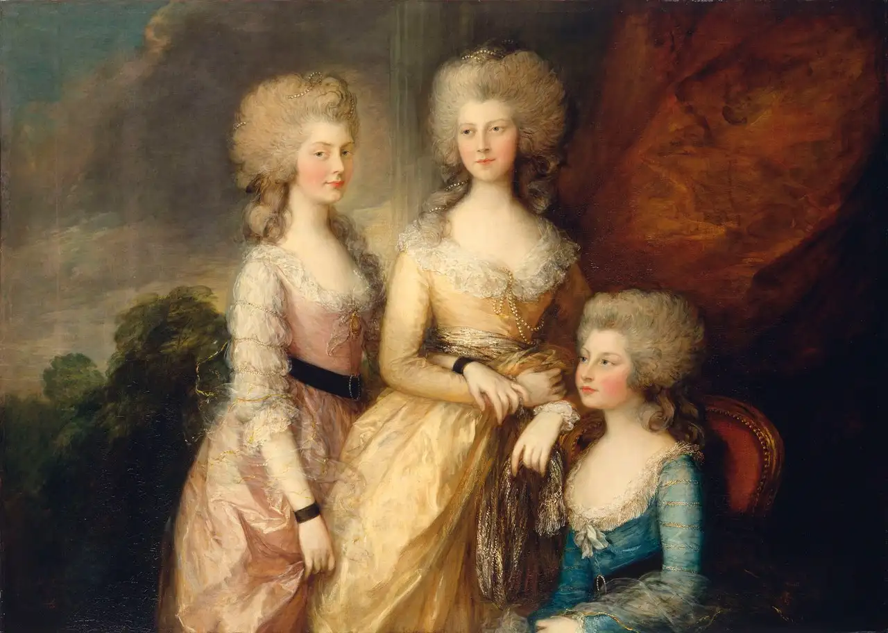 The Three Eldest Princesses by Thomas Gainsborough