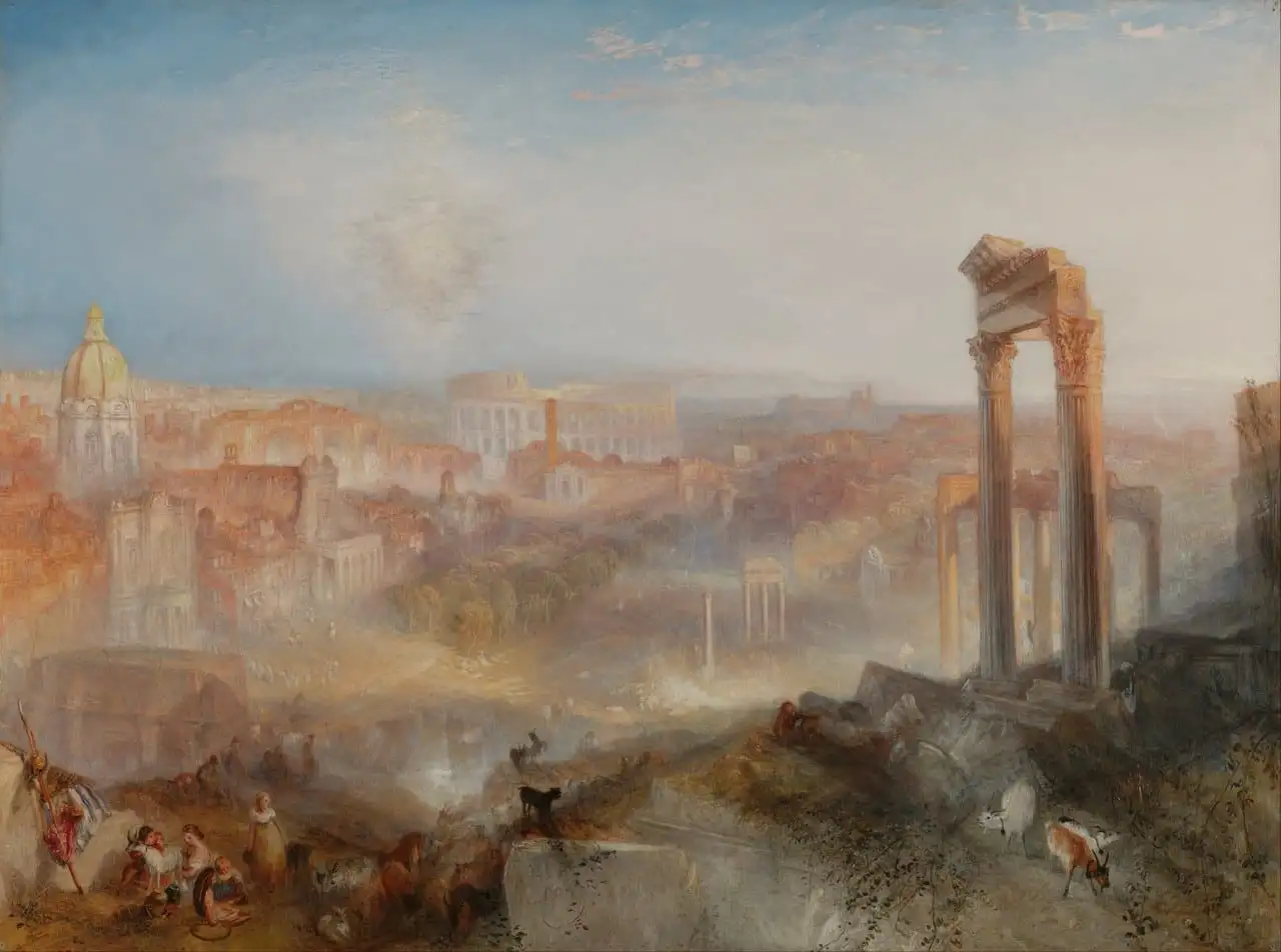 Modern Rome — Campo Vaccino by J. M. W. Turner