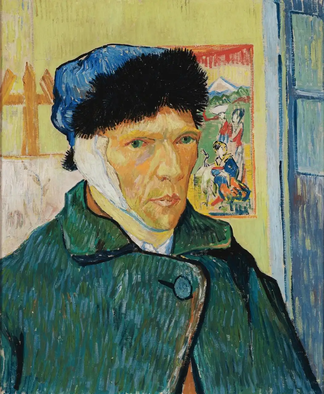 Self-Portrait with Bandaged Ear by Vincent van Gogh