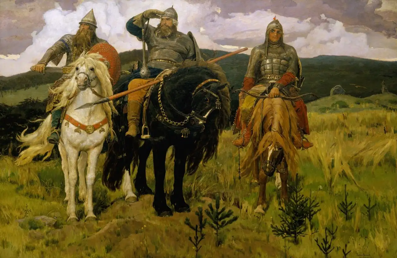 Bogatyrs by Viktor Vasnetsov