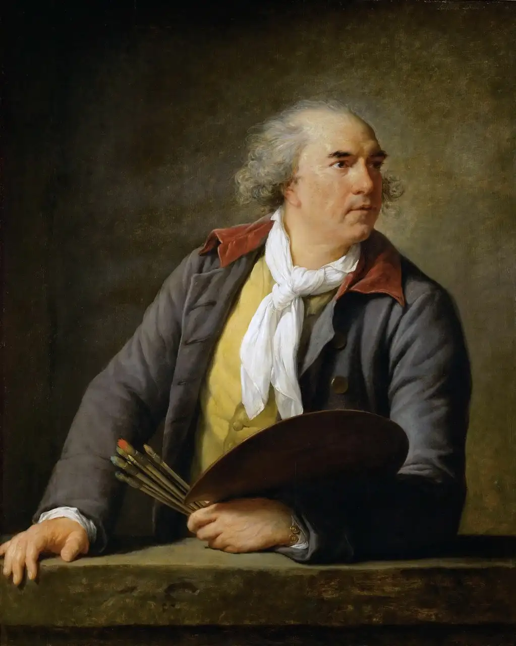 Portrait of Hubert Robert by Elisabeth Vigee Le Brun