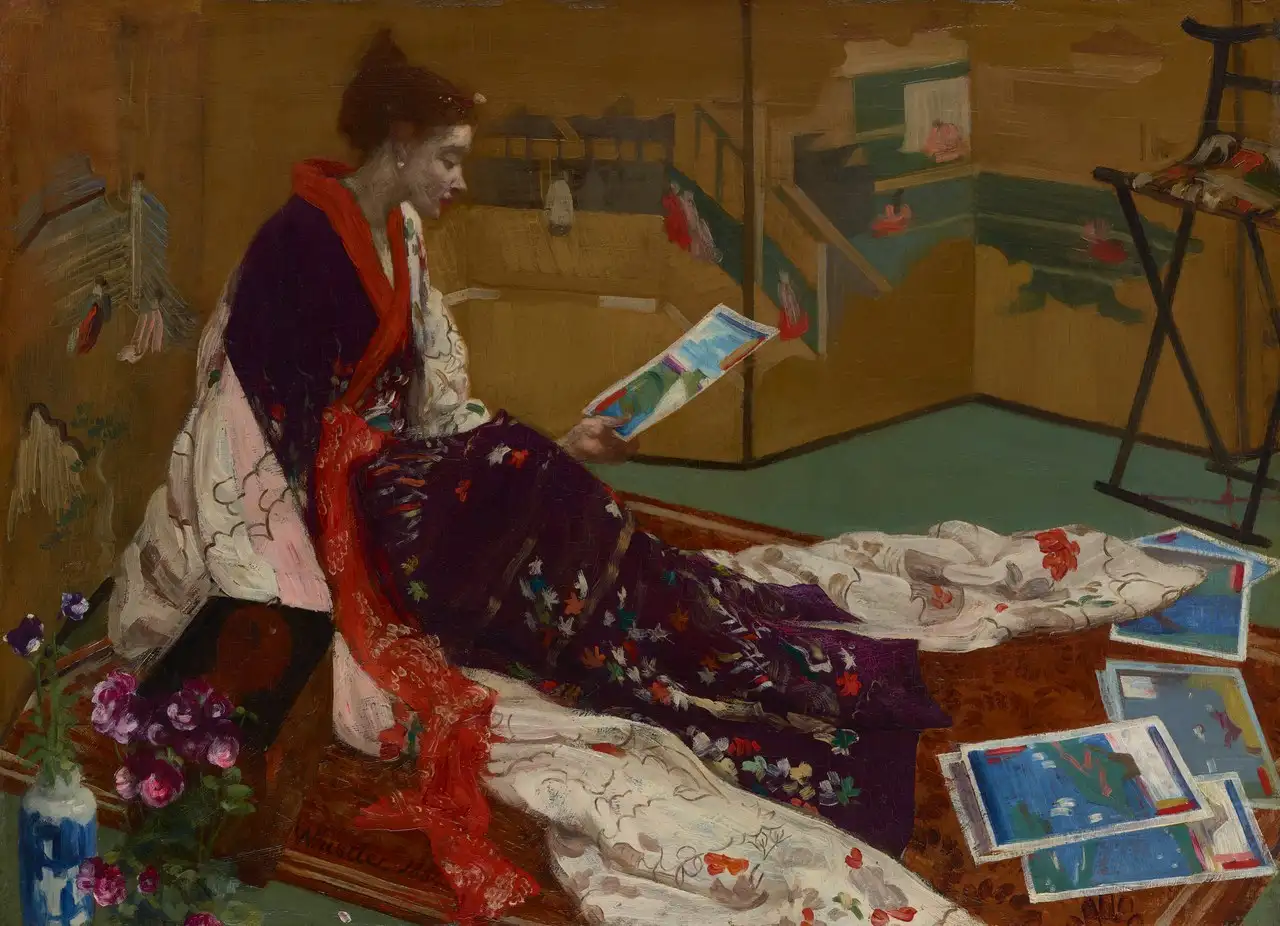 Caprice in Purple and Gold: The Golden Screen by James McNeill Whistler