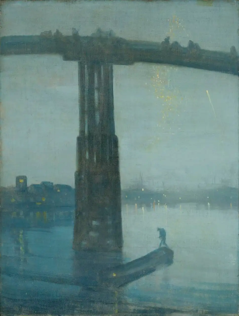 Nocturne: Blue and Gold — Old Battersea Bridge by James McNeill Whistler